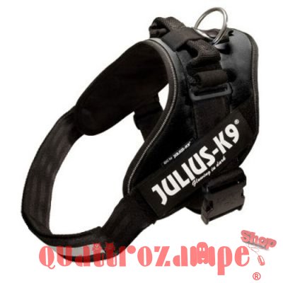 Pettorina Julius K9 Power Nera Per Cane
