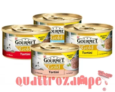 Gourmet gold Tortini 85 gr Agnello e Fagiolini