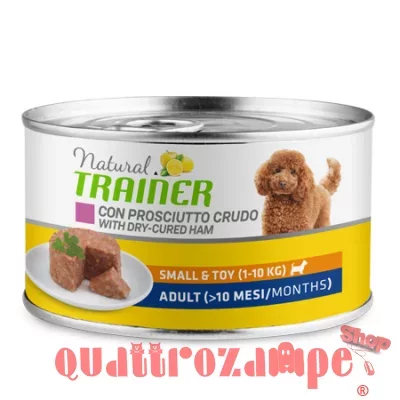 Natural Trainer Small Toy Adult Prosciutto 150 gr Umido Cane