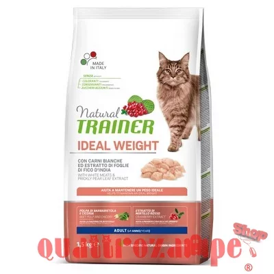Trainer Ideal Weight Solution Con Carni Bianche 1,5 Kg Per Gatti