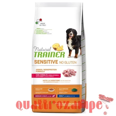 Natural Trainer Sensitive Adult Medium Maxi con Coniglio 3 kg Per Cani