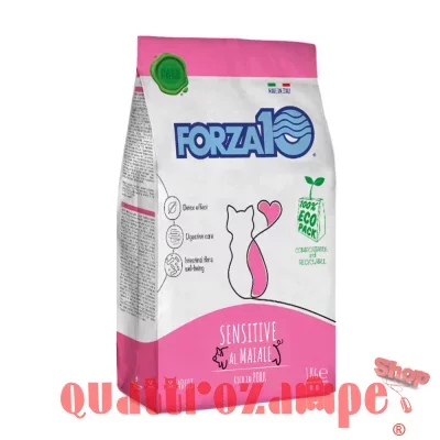 Forza 10 Maintenance Adult Sensitive Maiale 1 Kg Crocchette Gatti