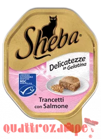 Sheba Trancetti con Salmone in Gelatina 85 gr