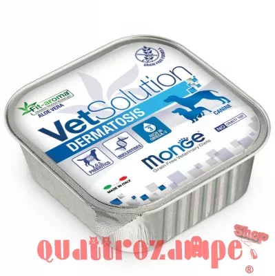 Monge VetSolution Dermatosis 150 gr Vaschetta Umido Per Cani