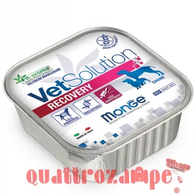 Monge VetSolution Recovery 150 gr Vaschetta Umido Per Cani