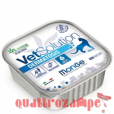 Monge VetSolution Dermatosis 100 gr Vaschetta Umido Per Gatti