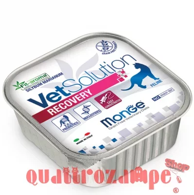 Monge VetSolution Recovery 100 gr Vaschetta Umido Per Gatti