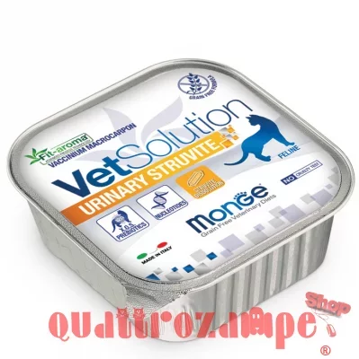 Monge VetSolution Urinary Struvite 100 gr Vaschetta Umido Per Gatti